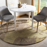 Safavieh Soho 6'-0" x 6'-0" Rug in Sage / Multi