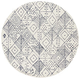 Safavieh Casablanca 6'-0" x 6'-0" Rug in Ivory / Blue
