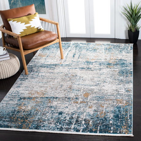 Safavieh Shivan 4'-0" x 6'-0" Rug in Grey / Blue