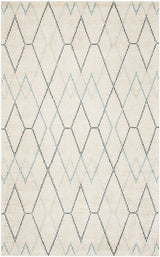 Safavieh Stone Wash 5'-0" x 8'-0" Rug in Ivory / Blue
