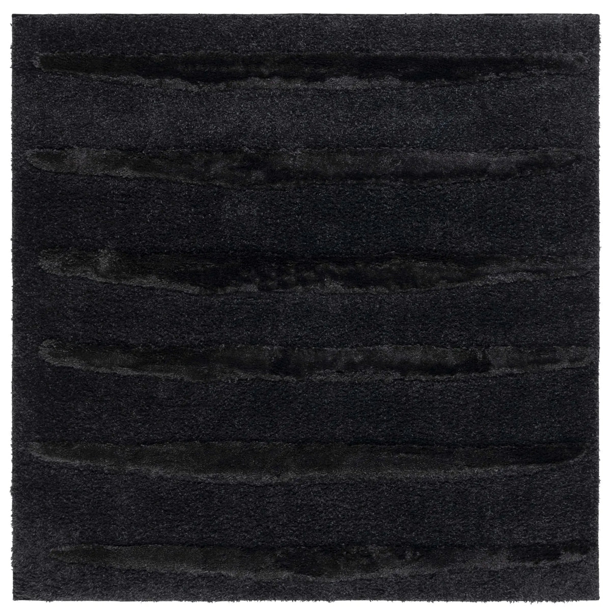Safavieh Hi-Lo Shag 6'-7" x 6'-7" Rug in Charcoal