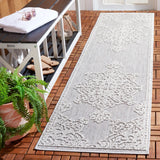 Safavieh Global 2'-2" x 8'-0" Rug in Grey / Ivory