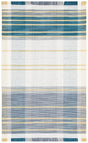 Safavieh Striped Kilim 4'-0" x 6'-0" Rug in Beige / Teal