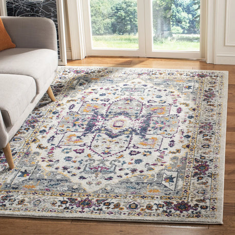 Safavieh Evoke 4'-0" x 6'-0" Rug in Ivory / Grey