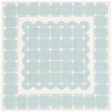 Safavieh Safavieh Kids 5'-0" x 5'-0" Rug in Turquoise / Ivory