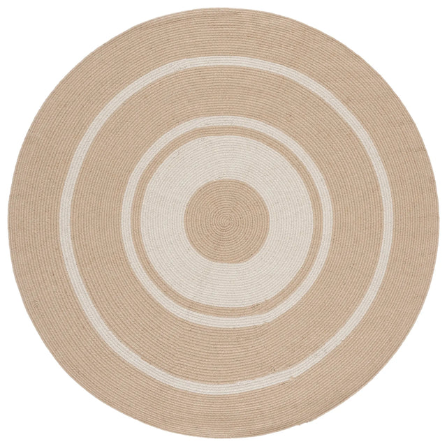 Safavieh Braided 800 5'-0" x 5'-0" Rug in Natural / Ivory
