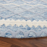 Safavieh Glamour 6'-0" x 6'-0" Rug in Blue / Ivory