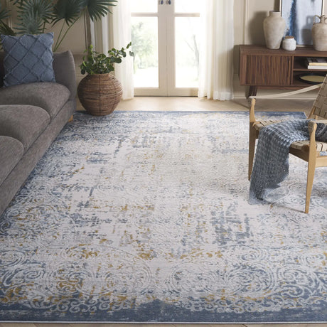 Safavieh Palma 10'-0" x 14'-0" Rug in Beige / Blue