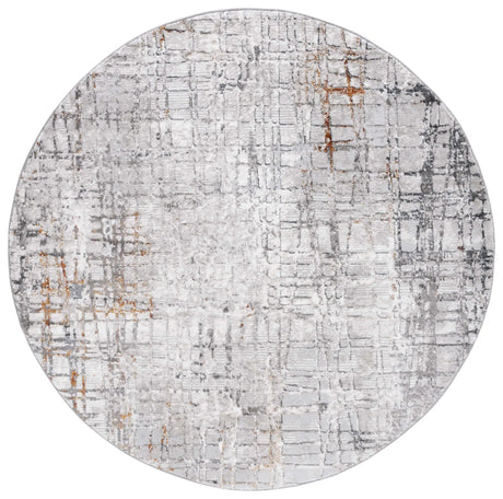 Safavieh Meadow 500 6'-7" x 6'-7" Rug in Light Grey / Dark Grey