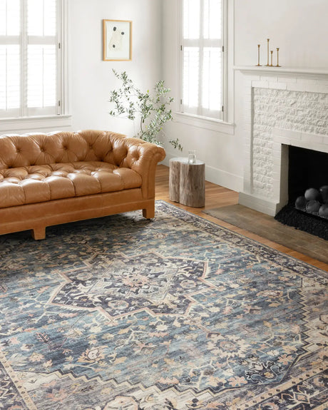 Loloi Hathaway Hth-01 Navy/Multi Rugs - room scene 1