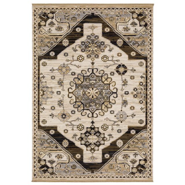 Oriental Weavers Sphinx Acacia ACA04 Grey Rugs - main flat