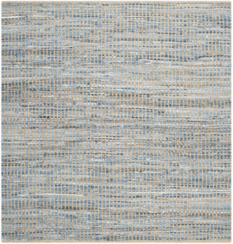 Safavieh Cape Cod 5'-0" x 5'-0" Rug in Natural / Blue