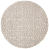Safavieh Trace 6'-0" x 6'-0" Rug in Ivory / Black