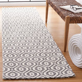 Safavieh Marbella 2'-3" x 9'-0" Rug in Black / Ivory