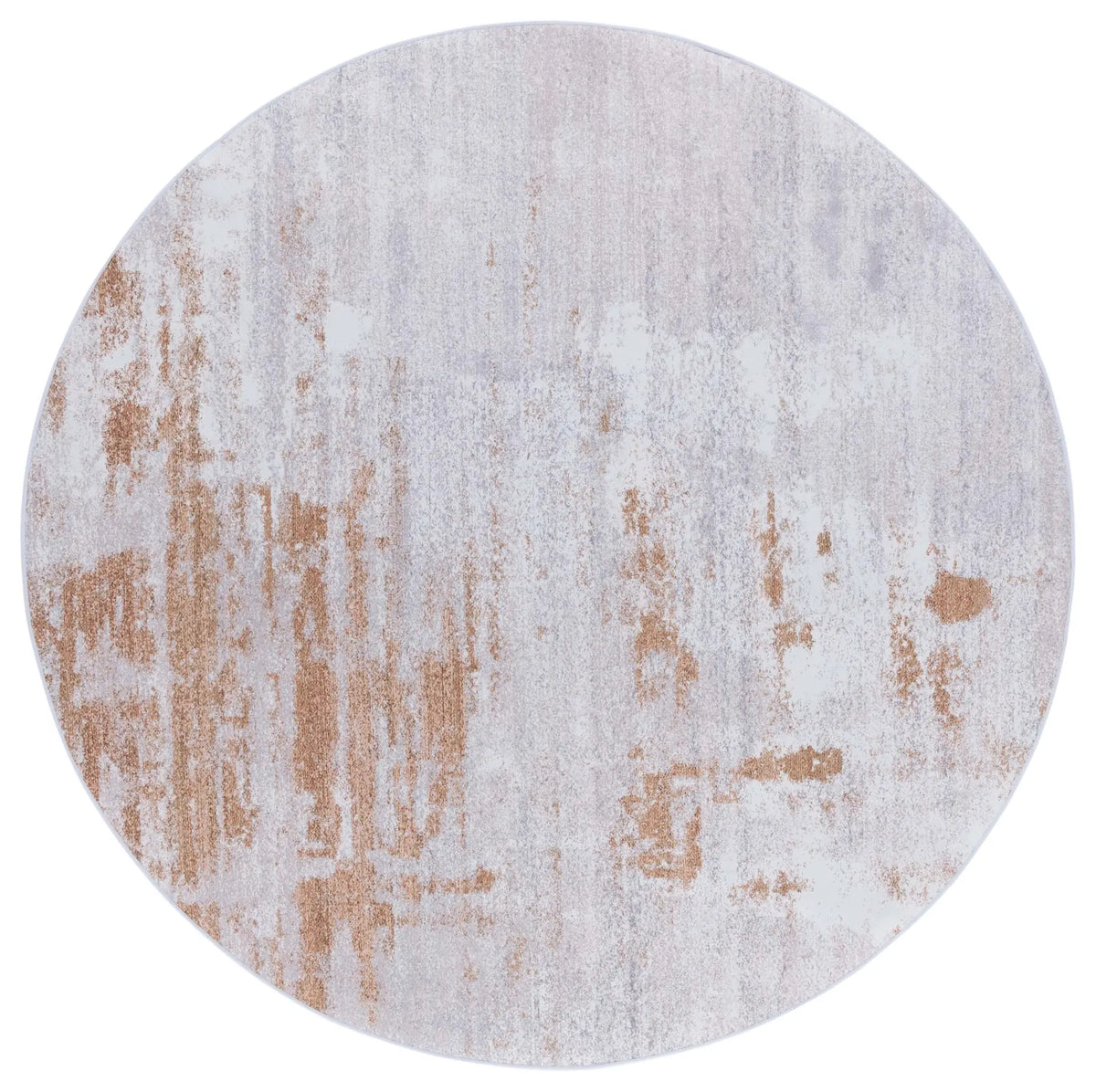 Safavieh Tacoma 6'-0" x 6'-0" Rug in Grey / Rust