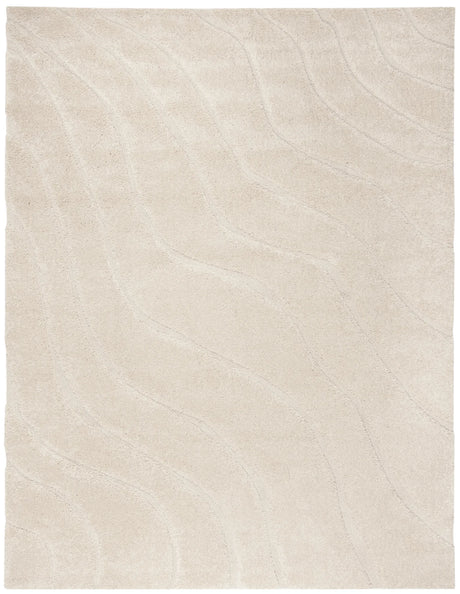 Safavieh Florida Shag 9'-6" x 13'-0" Rug in Creme / Creme