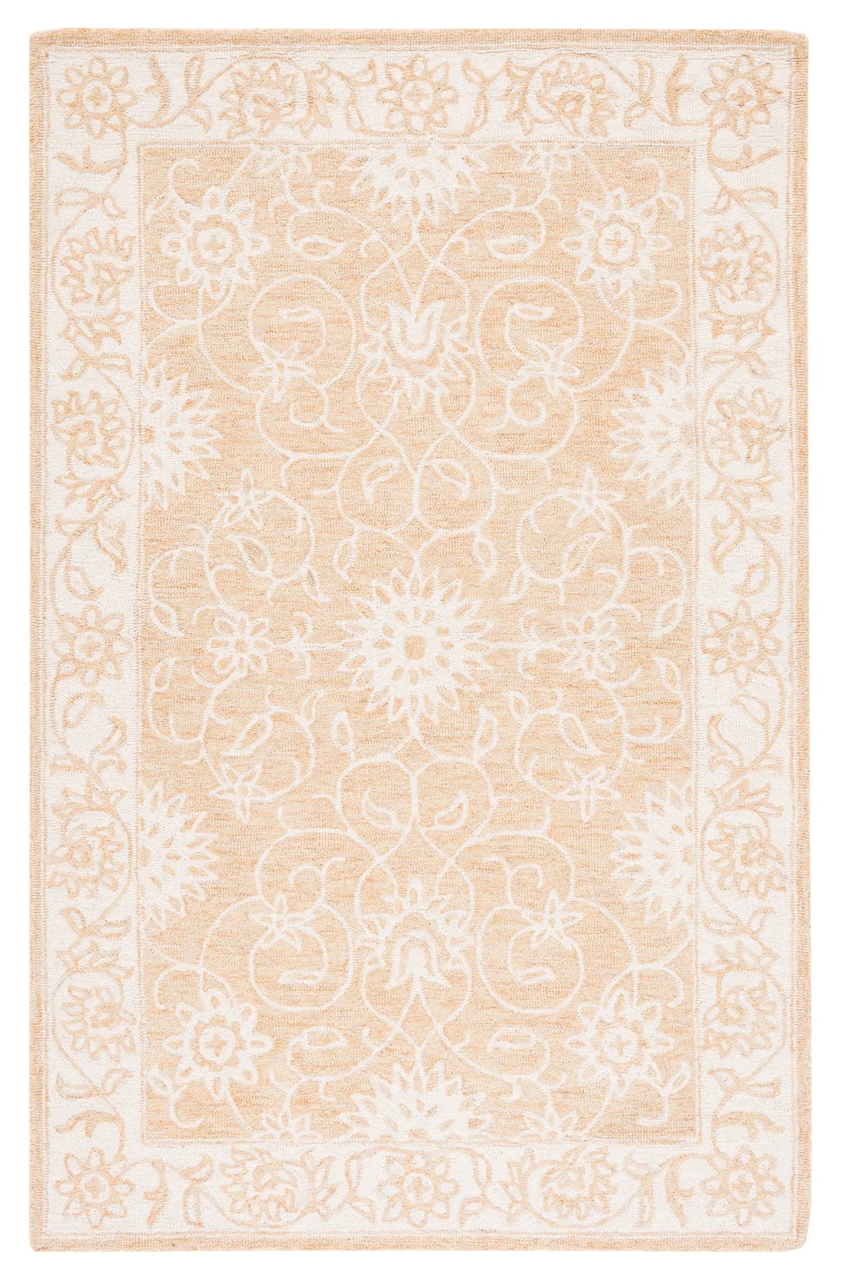 Safavieh Jardin 5'-0" x 8'-0" Rug in Yellow / Ivory