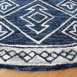 Safavieh Metro 6'-0" x 6'-0" Rug in Navy / Ivory