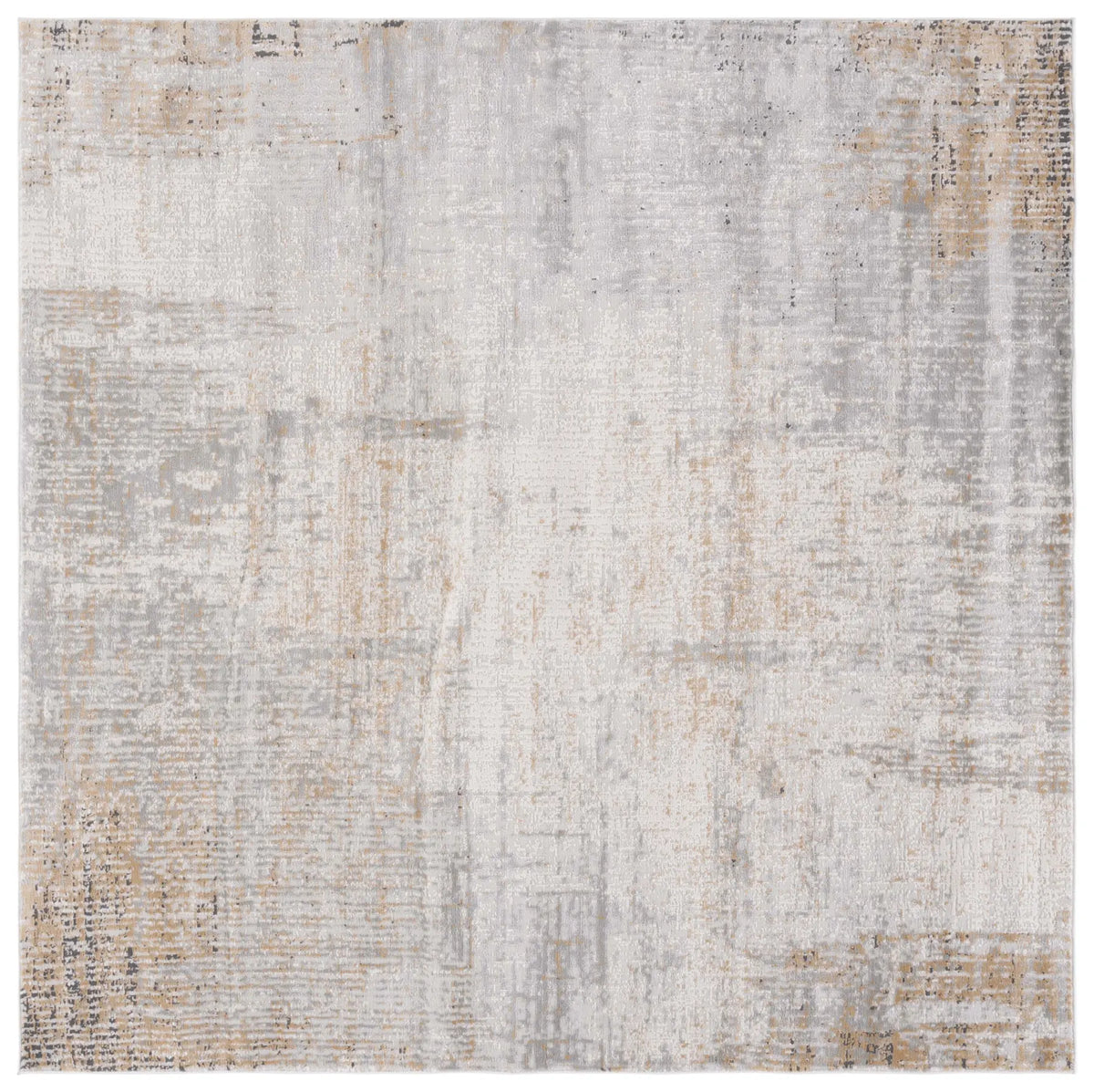 Safavieh Vogue 6'-7" x 6'-7" Rug in Grey / Gold