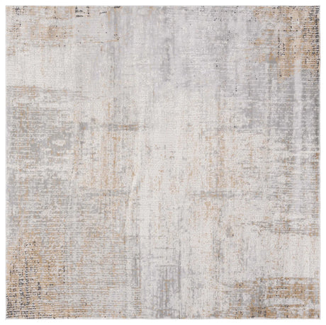 Safavieh Vogue 6'-7" x 6'-7" Rug in Grey / Gold
