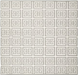 Safavieh Dhurries 7'-0" x 7'-0" Rug in Grey / Ivory
