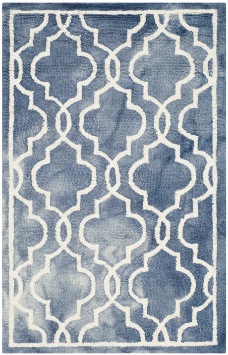Safavieh Dip Dye 2'-0" x 3'-0" Rug in Blue / Ivory