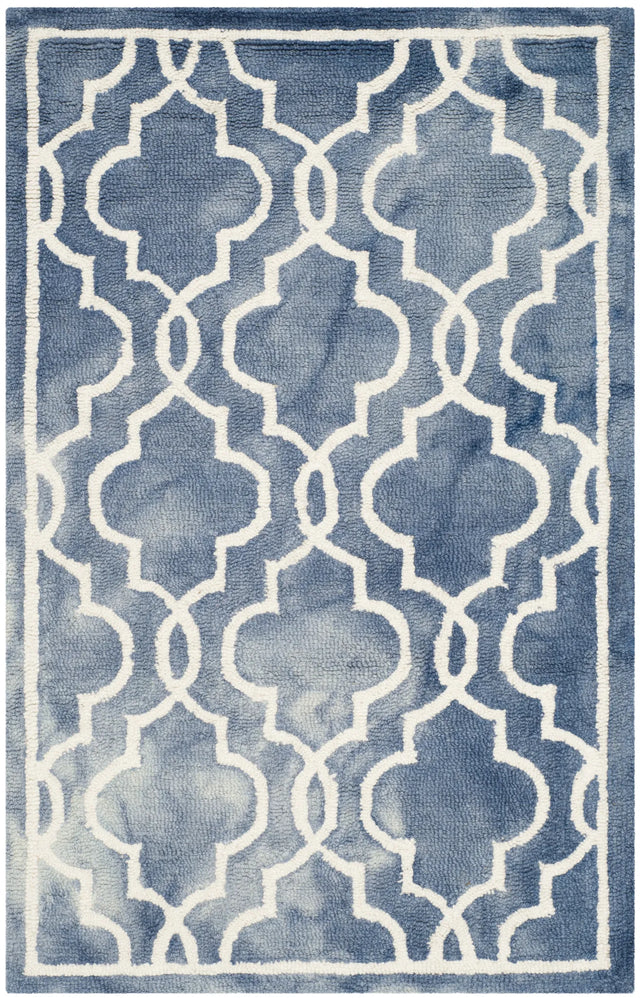 Safavieh Dip Dye 2'-0" x 3'-0" Rug in Blue / Ivory