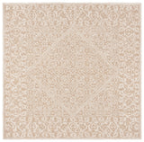 Safavieh Dip Dye 7'-0" x 7'-0" Rug in Beige / Ivory