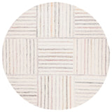 Safavieh Metro 6'-0" x 6'-0" Rug in Red / Ivory