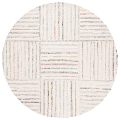 Safavieh Metro 6'-0" x 6'-0" Rug in Red / Ivory