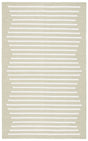Safavieh Montauk 4'-0" x 6'-0" Rug in Light Green / Ivory