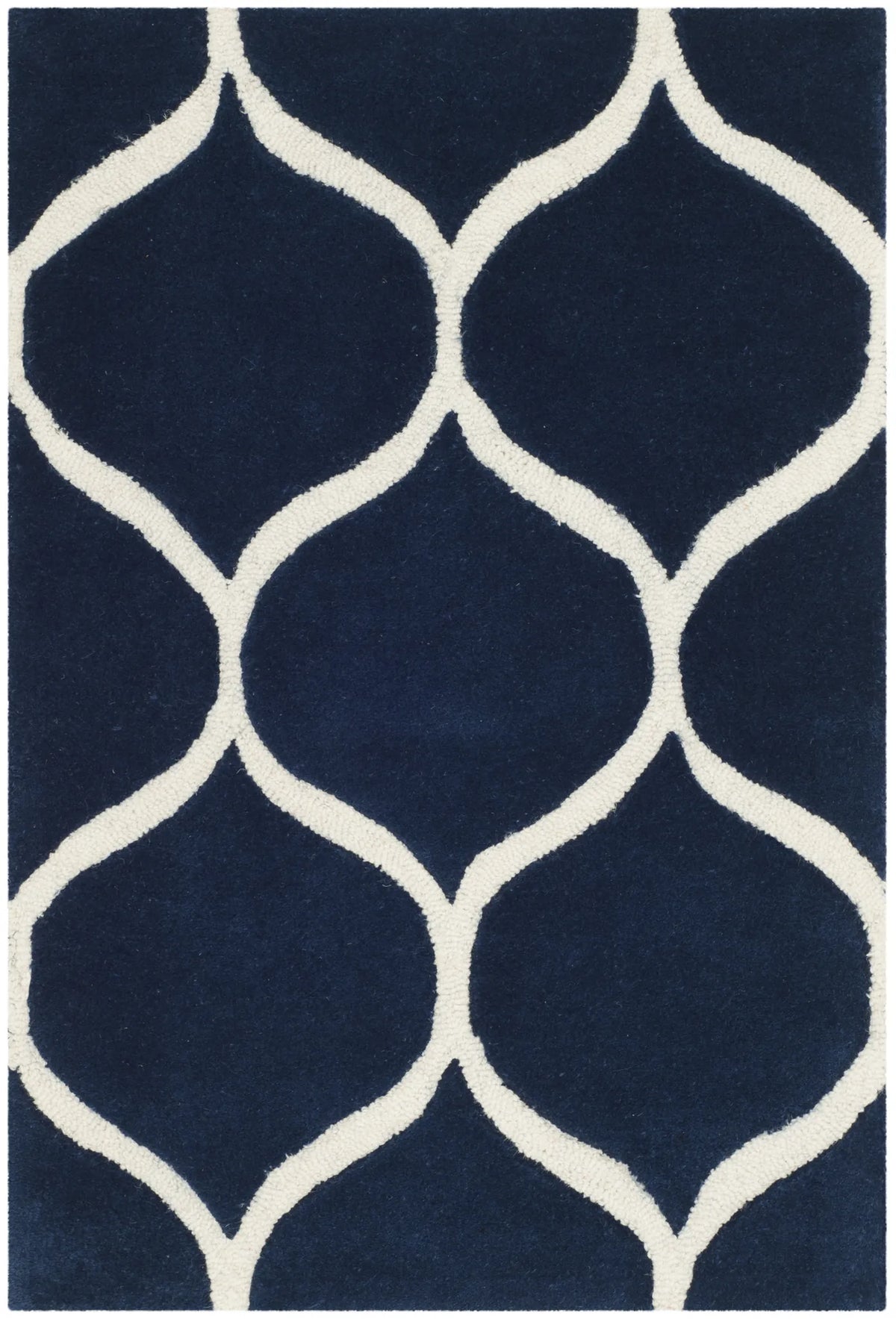 Safavieh Cambridge 2'-0" x 3'-0" Rug in Dark Blue / Ivory