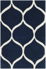 Safavieh Cambridge 2'-0" x 3'-0" Rug in Dark Blue / Ivory