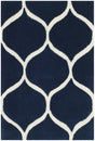 Safavieh Cambridge 2'-0" x 3'-0" Rug in Dark Blue / Ivory