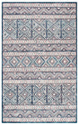 Safavieh Micro-Loop 4'-0" x 6'-0" Rug in Pink / Blue