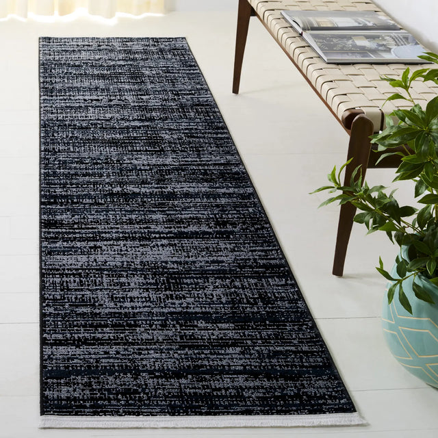 Safavieh Mila 2'-2" x 8'-0" Rug in Dark Blue / Black