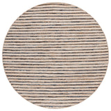 Safavieh Cape Cod 6'-0" x 6'-0" Rug in Natural / Navy