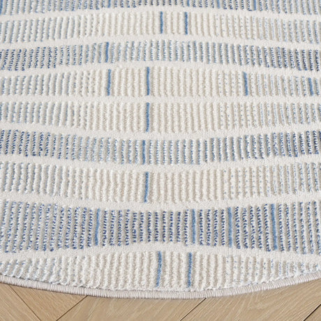 Safavieh Prestige 6'-7" x 6'-7" Rug in Beige / Blue