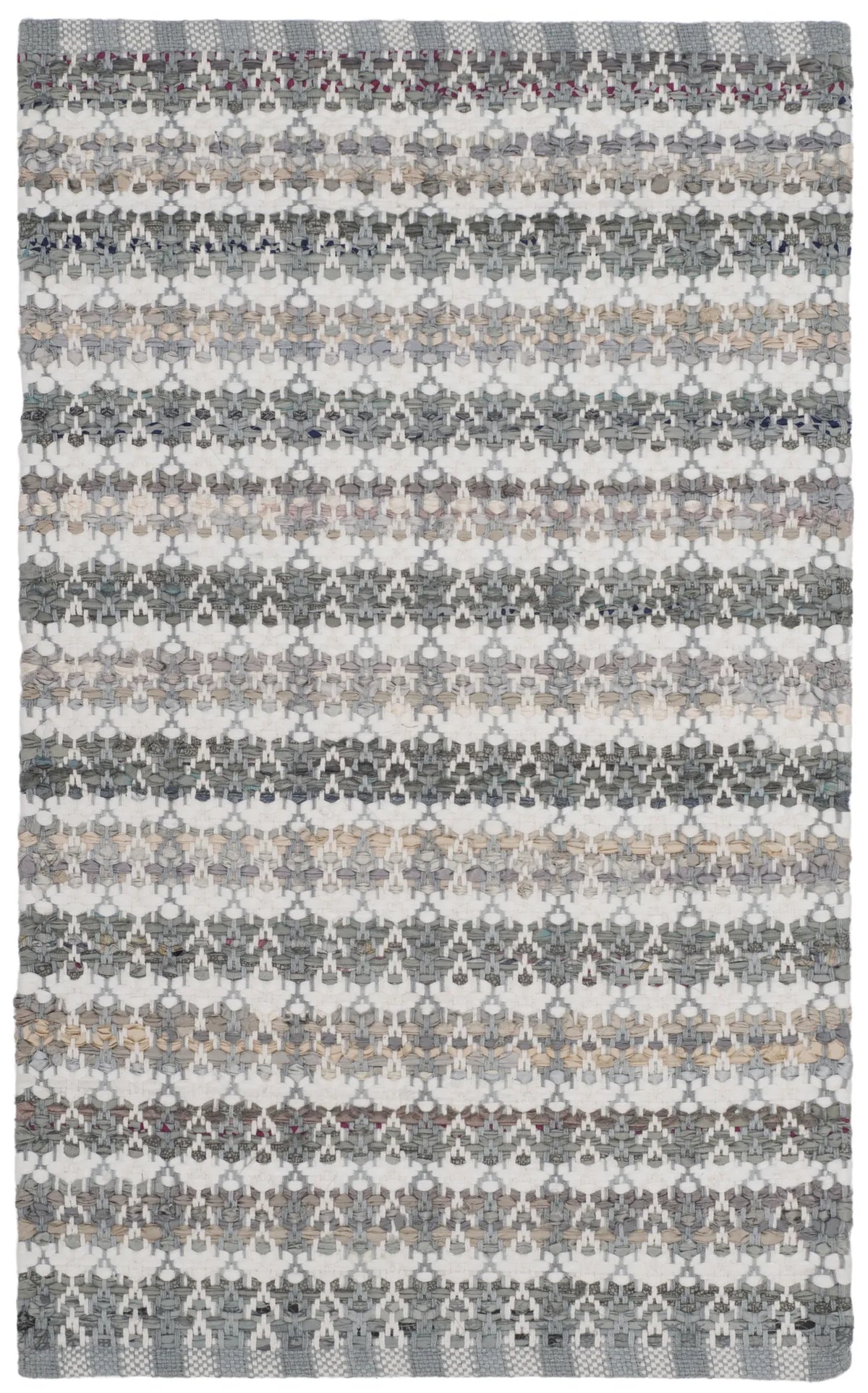 Safavieh Montauk 2'-0" x 3'-0" Rug in Grey / Multi