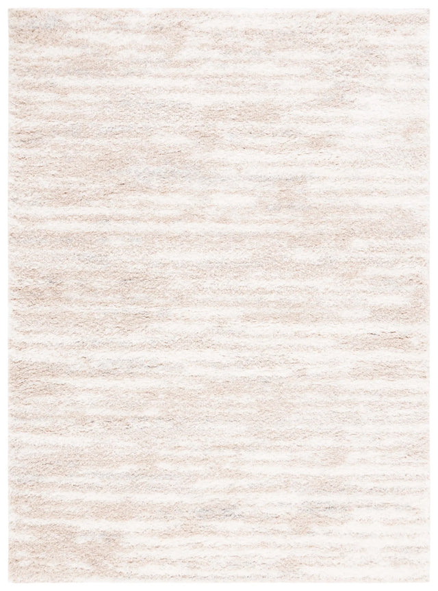 Safavieh Lindsay Shag 4'-0" x 6'-0" Rug in Beige / Ivory