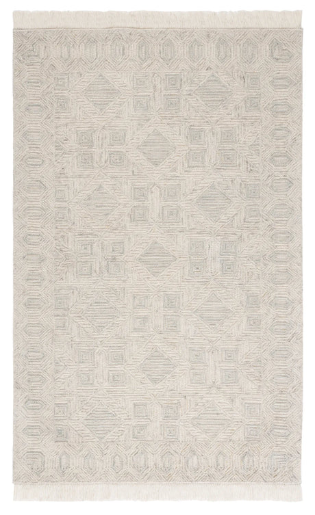 Safavieh Ikat 4'-0" x 6'-0" Rug in Ivory / Grey