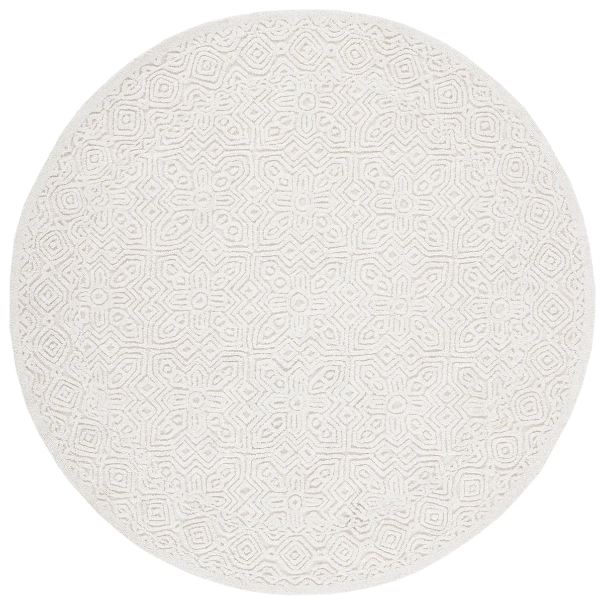 Safavieh Textural 6'-0" x 6'-0" Rug in Ivory