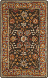 Safavieh Heritage 3'-0" x 5'-0" Rug in Charcoal / Blue