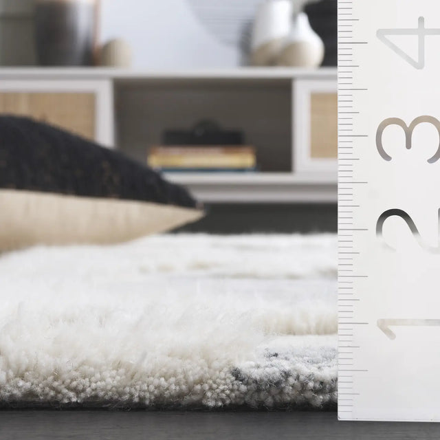 Safavieh Casablanca 4'-0" x 6'-0" Rug in Grey / Ivory