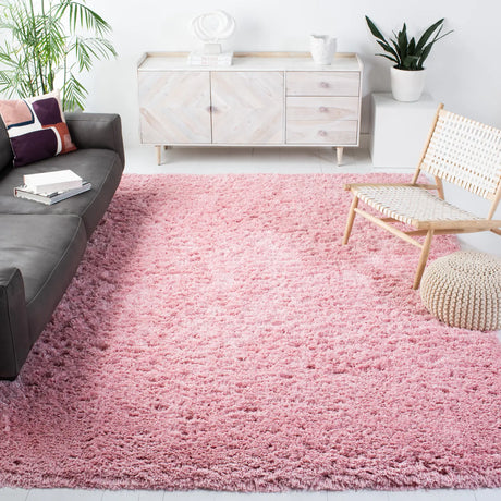 Safavieh Polar Shag 10'-0" x 14'-0" Rug in Light Pink