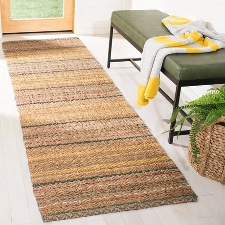 Safavieh Natural Fiber 2'-6" x 8'-0" Rug in Natural / Gold