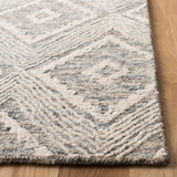 Safavieh Abstract 4'-0" x 6'-0" Rug in Ivory / Denim