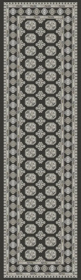 Dynamic Rugs Ancient Garden 57102 Charcoal / Silver Rugs - Runner
