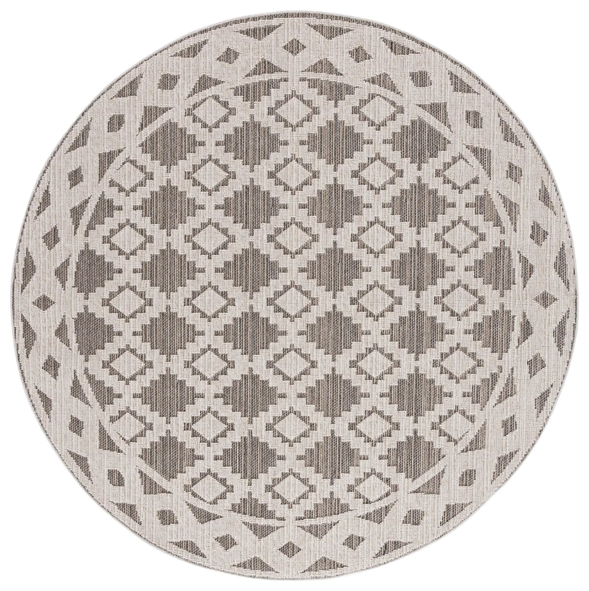 Safavieh Global 6'-7" x 6'-7" Rug in Beige / Dark Beig