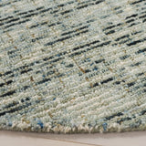 Safavieh Abstract 6'-0" x 6'-0" Rug in Green / Ivory